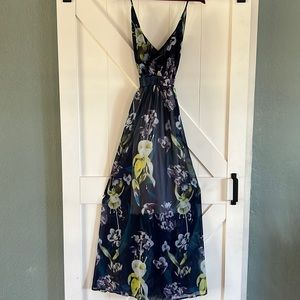 Beautiful sheer flora dress size medium